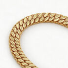 alt="wheat weave gold bracelet"
