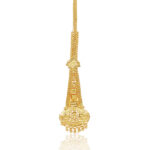 Gold Plated Mang Tika with a Traditional Indian Finish | Jecy Jewels