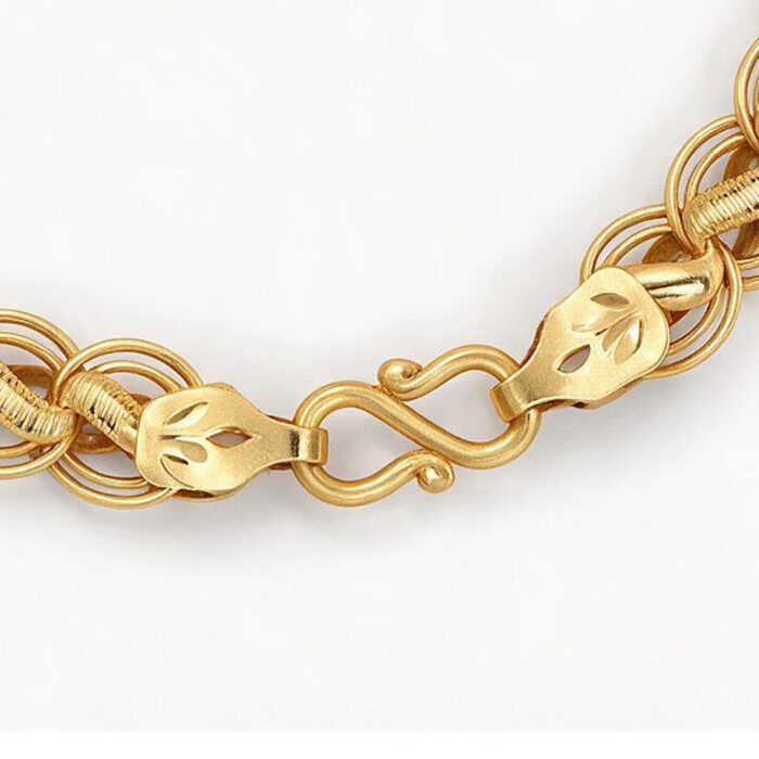 8314 HK alt="men's gold plated bracelet"
