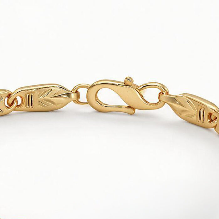 alt="gold bracelet for men"