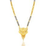 Daily Wear 24-Inch Long Mangalsutra: Classic Gold Pendant Design