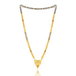 Gold Plated Traditional Mangalsutra for Weddings | Jecy Jewels