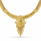 alt="gold plated necklace set"