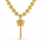 alt="royal gold plated necklace set for women"