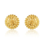Sparkle Gold Plated Stud Earrings – Minimal Everyday Elegance