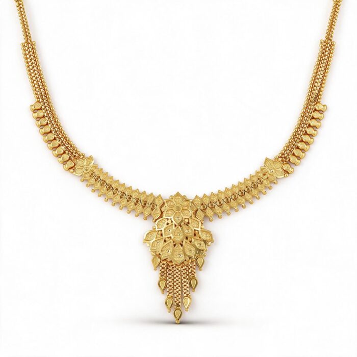 4-1763-2 ns alt="gold plated necklace set for women"