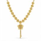 alt="royal gold plated necklace set for women"