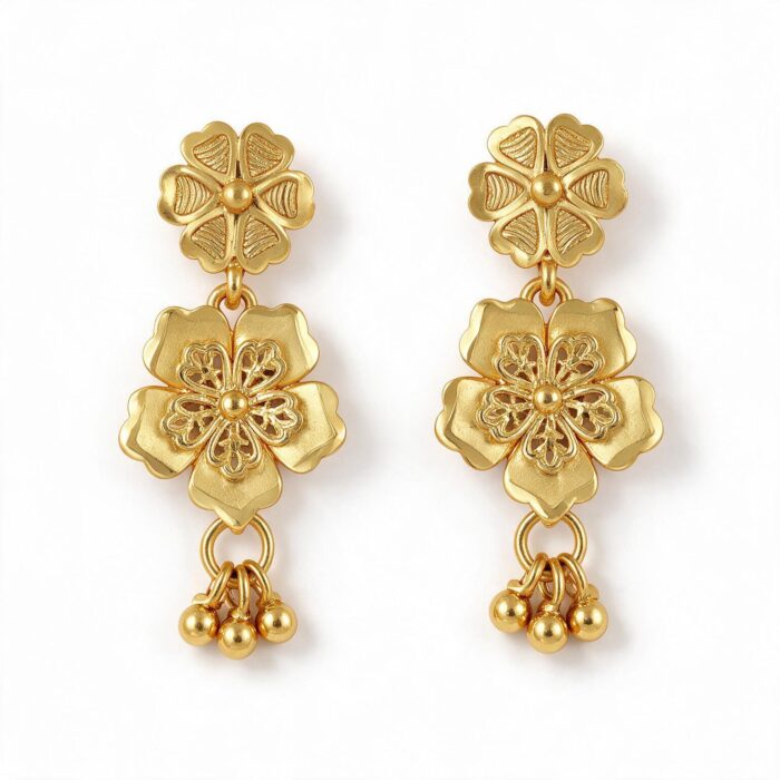 alt="royal gold plated necklace set for women"