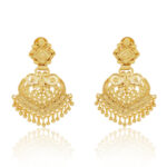 Radiant Arc Gold Plated Earrings – Elegant Occasion Jewellery