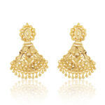 Radiant Gold Plated Drop Earrings – Elegant Occasion Style