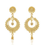 Radiant Twist Gold Plated Earrings – Elegant Occasion Style