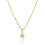 Dainty Gold Plated Baby Chain Pendant – Perfect for Daily Wear