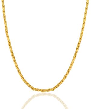 Classic Gold Plated Chain Necklace – Everyday Fashion Jewellery