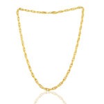 Stylish Gold Plated Chain Necklace – Lightweight Everyday Jewellery