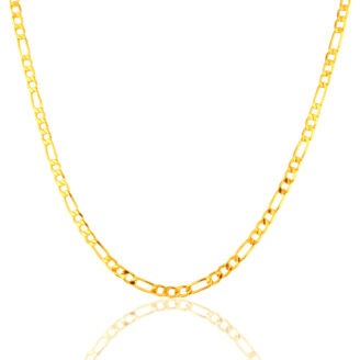 Minimal Men’s Gold-Plated Chain – Polished Short Design