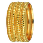 Graceful Gold Plated Bangles – Special Occasion Jewellery