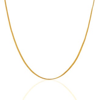 Everyday Gold-Plated Chain Necklace – Casual to Office Wear