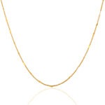 Lustrous Men’s Gold-Plated Layered Chain – Sleek Style