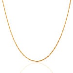 Contemporary Men’s Layered Gold-Plated Chain – Minimal Design