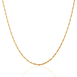 Contemporary Men’s Layered Gold-Plated Chain – Minimal Design