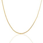 Dainty Men’s Gold-Plated Chain – Polished Link Style