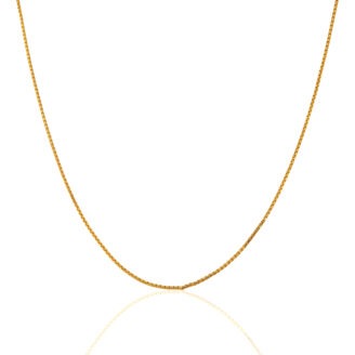 Delicate Men’s Short Gold-Plated Chain – Casual & Office