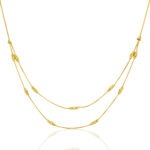 Minimal Gold Ball Chain Necklace – Classic Gold Plated Daily Wear