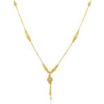 Gold Plated Chain Pendant Necklace – Stylish Daily Wear Jewellery