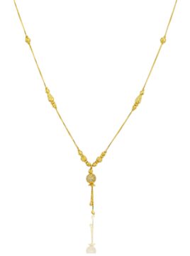 Gold Plated Chain Pendant Necklace – Stylish Daily Wear Jewellery