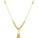 Elegant Gold Chain Pendant Necklace – Gold Plated Everyday Jewellery