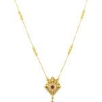 Premium Gold Chain Pendant Necklace – Gold Plated Daily Wear