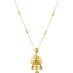 Delicate Gold Chain Pendant Necklace – Gold Plated Daily Wear Jewellery