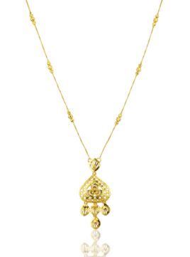Delicate Gold Chain Pendant Necklace – Gold Plated Daily Wear Jewellery