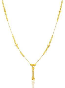 Modern Gold Chain Pendant Necklace – Sleek Gold Plated Daily Jewellery