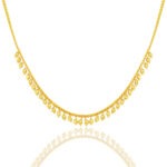 Minimal Gold Ball Chain Necklace – Short Gold Plated Daily Wear