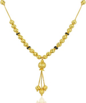 Simple Gold Chain Pendant Necklace – Gold Plated Daily Wear