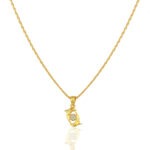 Classic Gold Chain Pendant Necklace – Gold Plated Daily Wear Jewellery