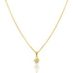 Minimal Gold Chain Pendant Necklace – Gold Plated Daily Wear Jewellery