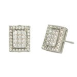 Timeless Rhodium Stud Earrings – Elegant Subtle Statement