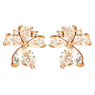Classic Rose Gold Stud Earrings – Subtle Everyday Statement