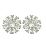 Graceful Rhodium Mini Stud Earrings – Sparkle with Comfort