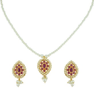 Statement Gold Plated Pendant Necklace – Perfect for Special Occasions