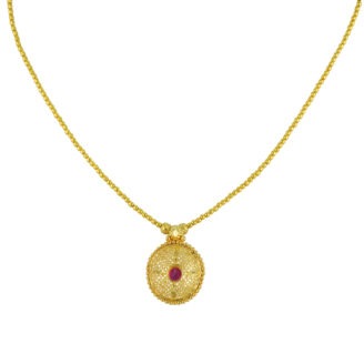 Stylish Gold Plated Pendant Necklace – Effortless Daily Elegance