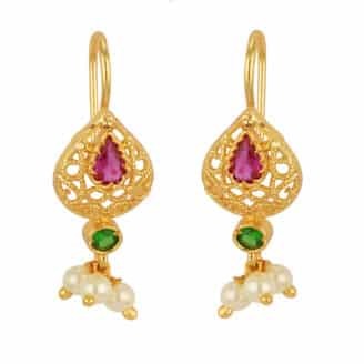 Trendy One Gram Gold-Plated Earrings – Party Ready