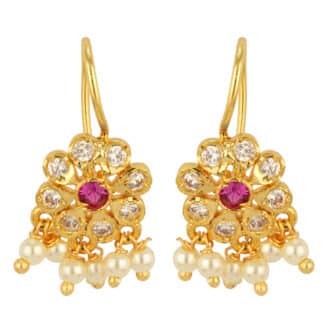 Designer One Gram Gold-Plated Earrings for Women