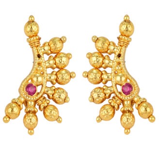 Premium One Gram Gold-Plated Earrings – Elegant Design
