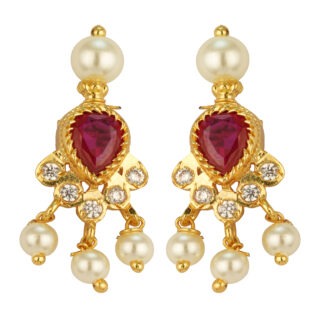 Stylish Occasion One Gram Gold-Plated Earrings
