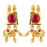 Wedding Style One Gram Gold-Plated Earrings