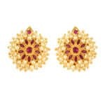 Luxury One Gram Gold-Plated Earrings – Festive Wear