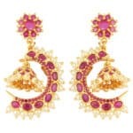 Premium Wedding One Gram Gold-Plated Earrings